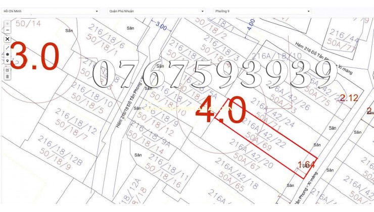 [RẺ] VIP Bán Nhà CHÍNH CHỦ Phú Nhuận đường Đỗ Tấn Phong 45m2 3PN 6.5 Tỷ Gần Sân Bay